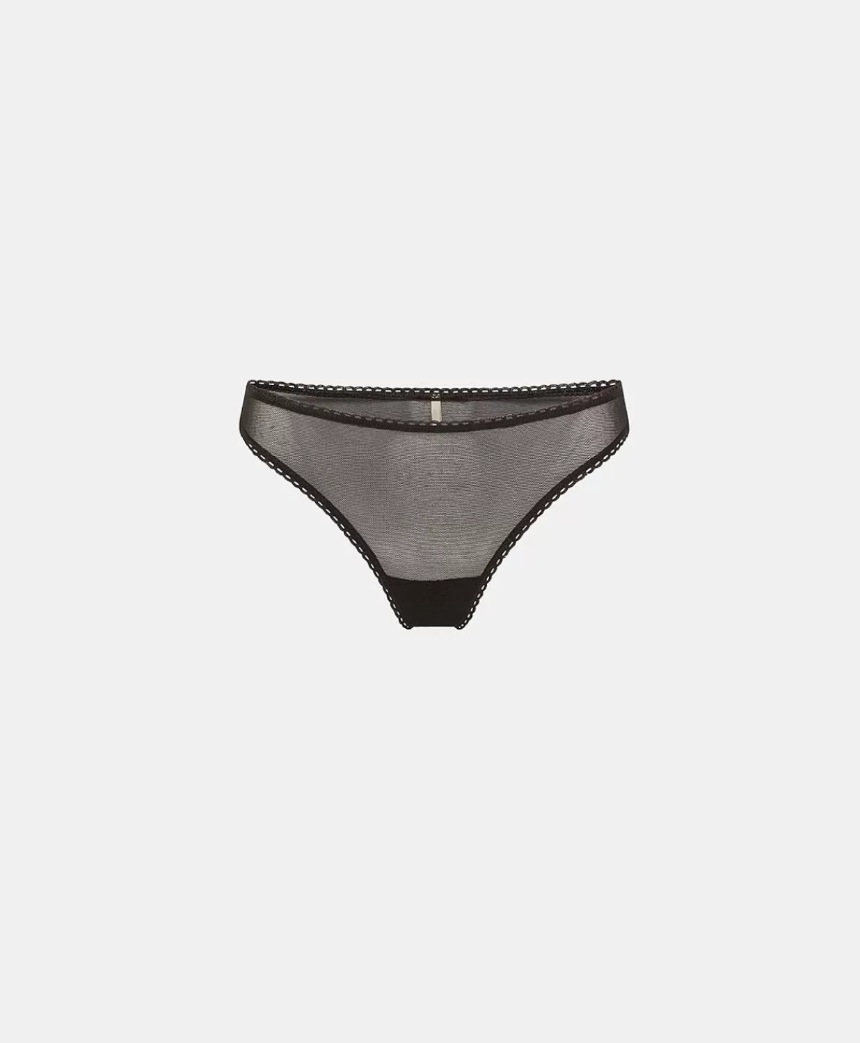 Momoni Slips>Arca Slip En Tulle - Noir