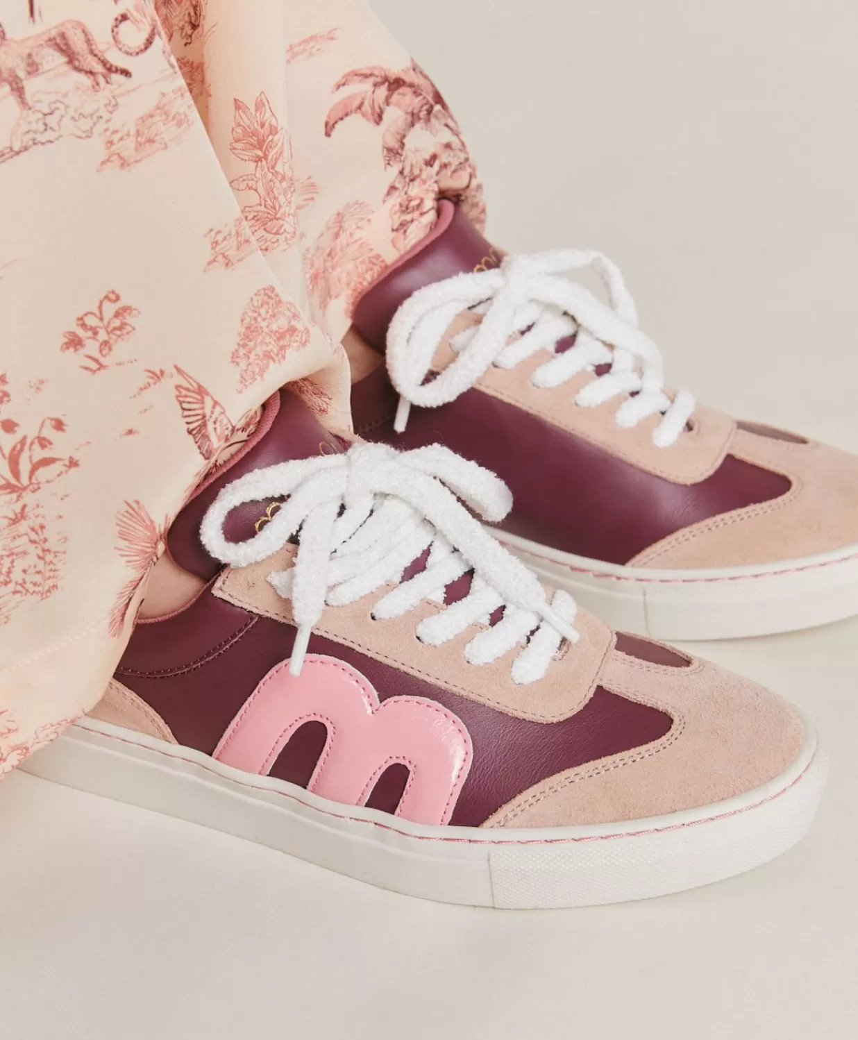 Momoni Chaussures>Baskets Venezia - Multicolore Bordeaux