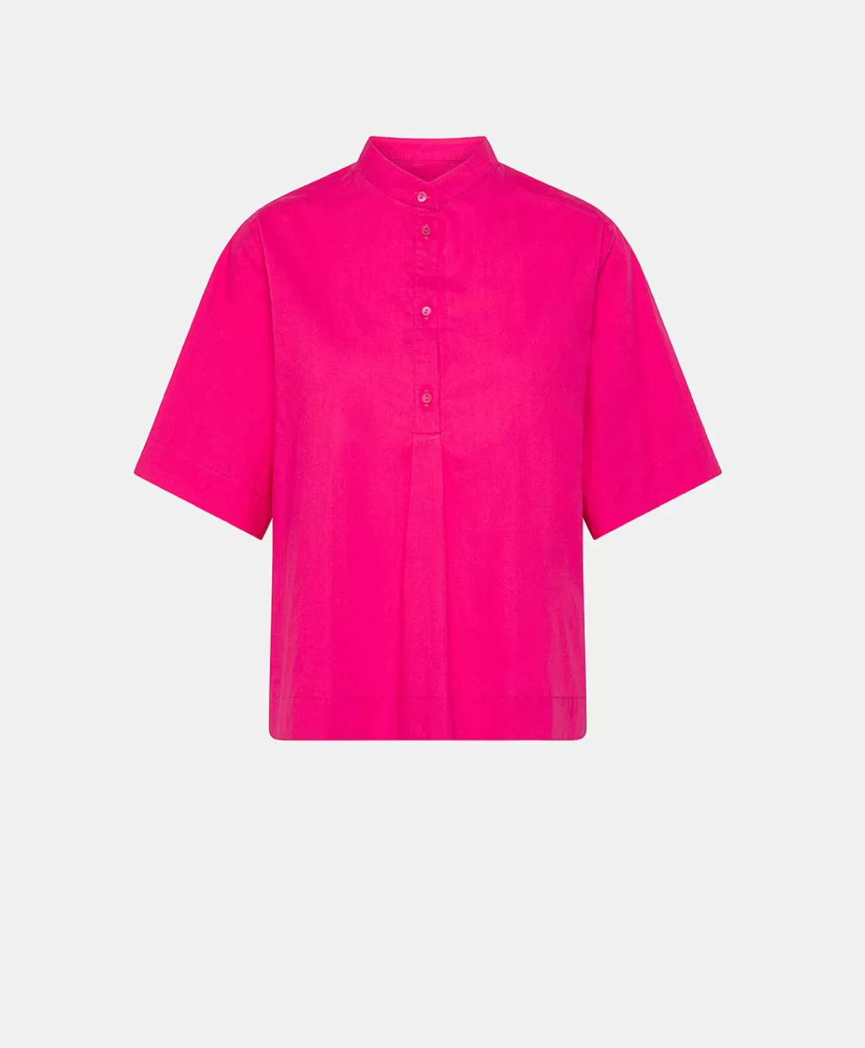 Momoni Chemisiers Et Chemises>Blouse En Popeline Mialli - Fuchsia