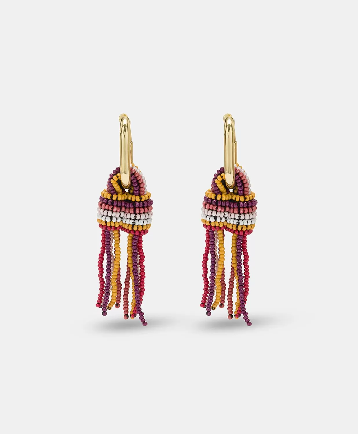 Momoni Bijoux>Boucles D'Oreilles Avec Perles Zimmari - Multicolore Brule