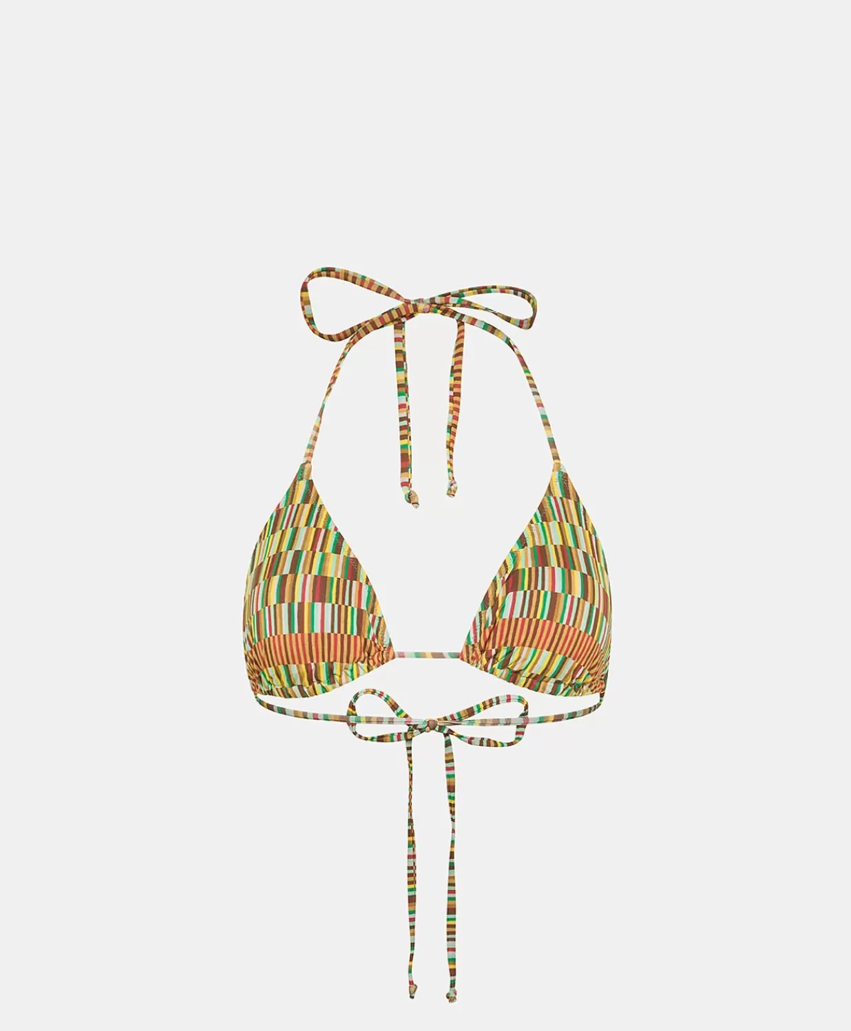 Momoni Maillots De Bain>Costume De Marine Triangle - Tabac Multicolore