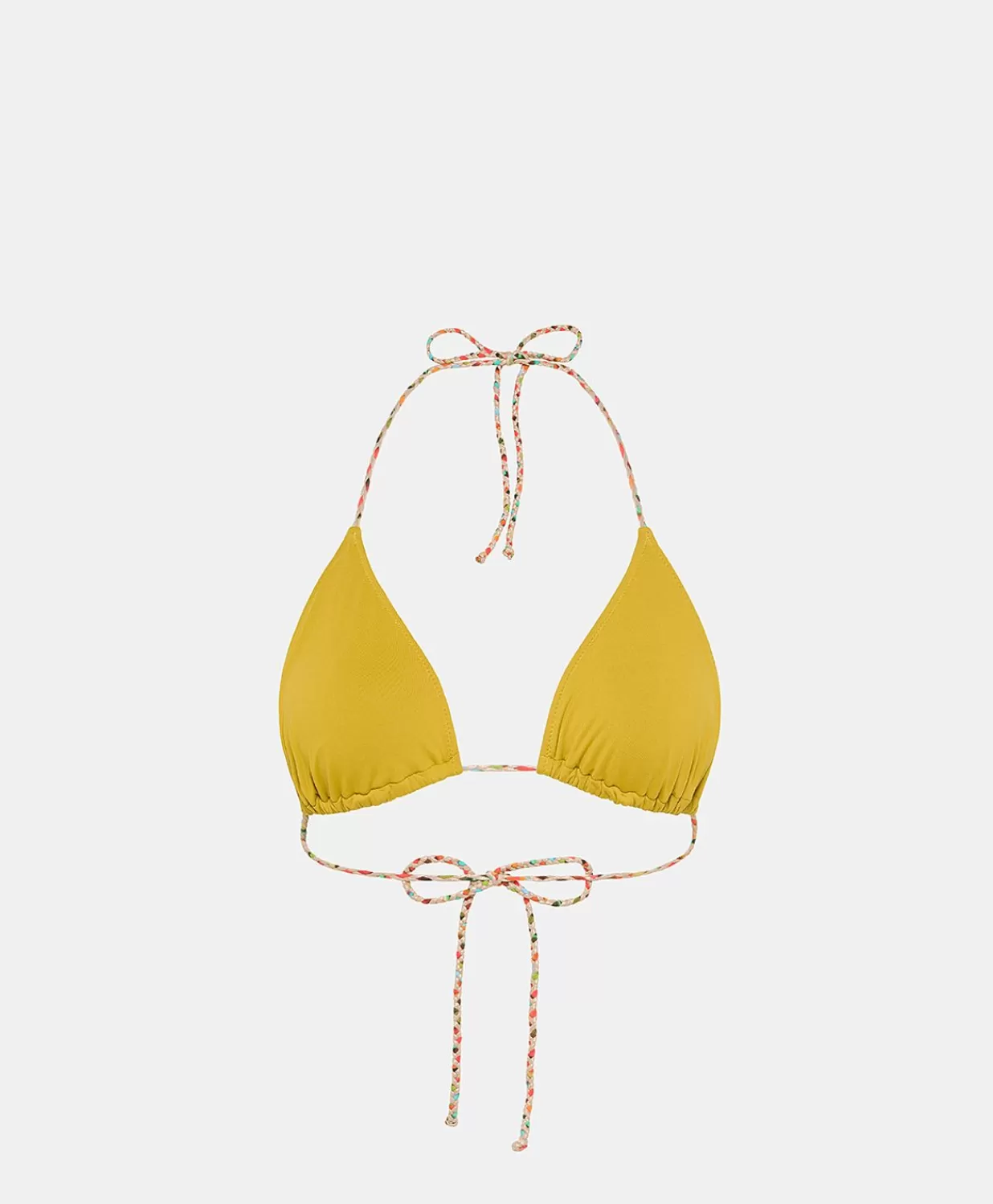 Momoni Maillots De Bain>Costume De Marine Triangle Avec Bretelles Tressees - Huile