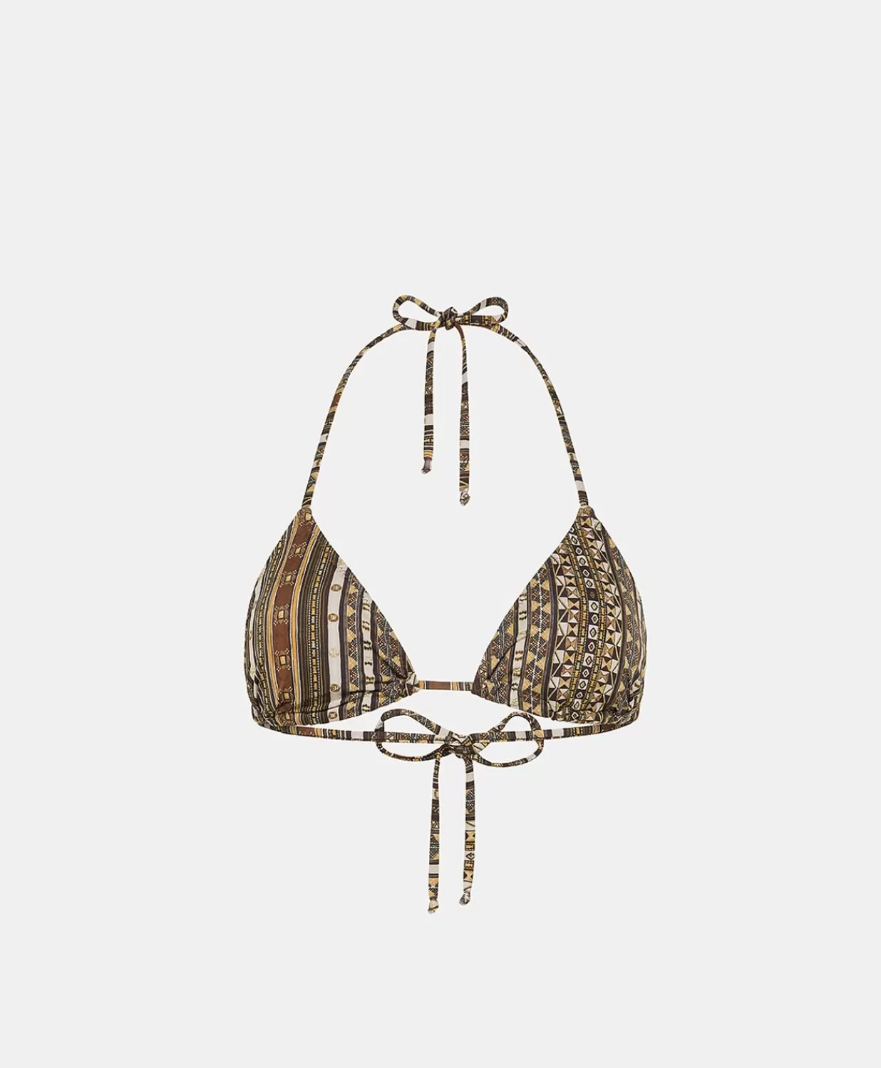 Momoni Maillots De Bain>Costume De Marine Triangle Triangle - Noir Multicolore