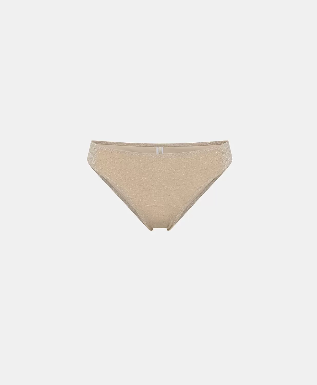 Momoni Maillots De Bain>Costume Madi Slip En Jersey Lurex - Sable