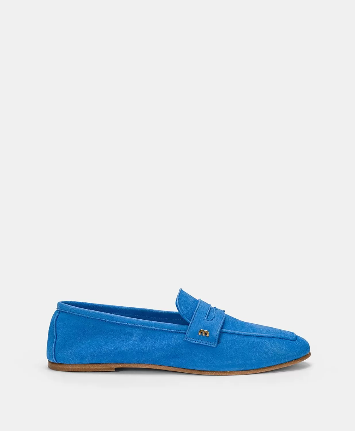 Momoni Chaussures>Mocassins Moresca En Cuir - Bleutte