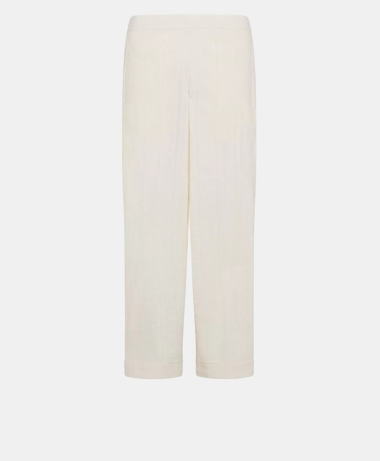 Momoni Pantalons Et Shorts>Pantalon En Gaze Lucia - Creme