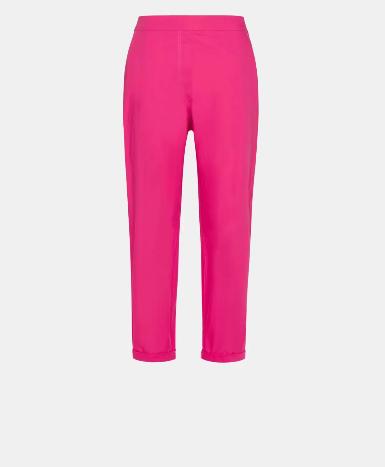 Momoni Pantalons Et Shorts>Pantalon Idaho En Popeline - Fuchsia