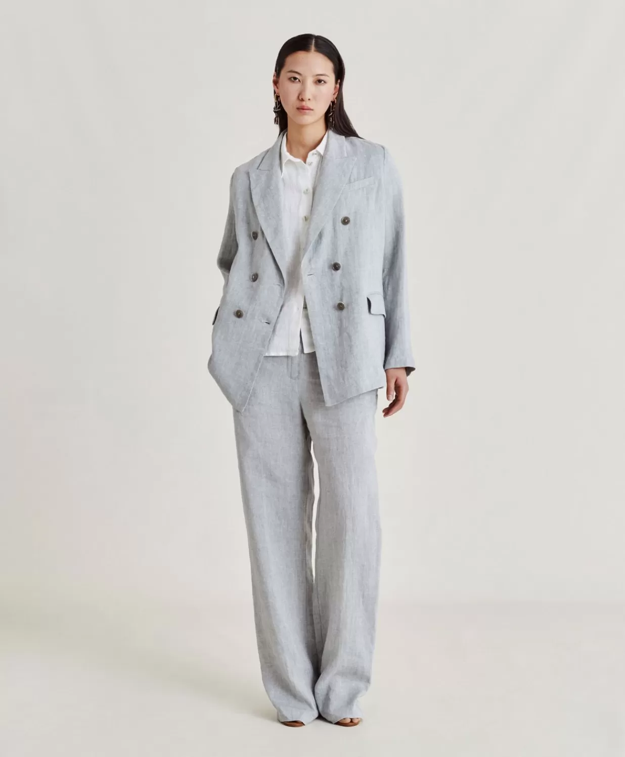 Momoni Costumes Et Costumes>Pantalon Narciso Lin Lurex - Gris