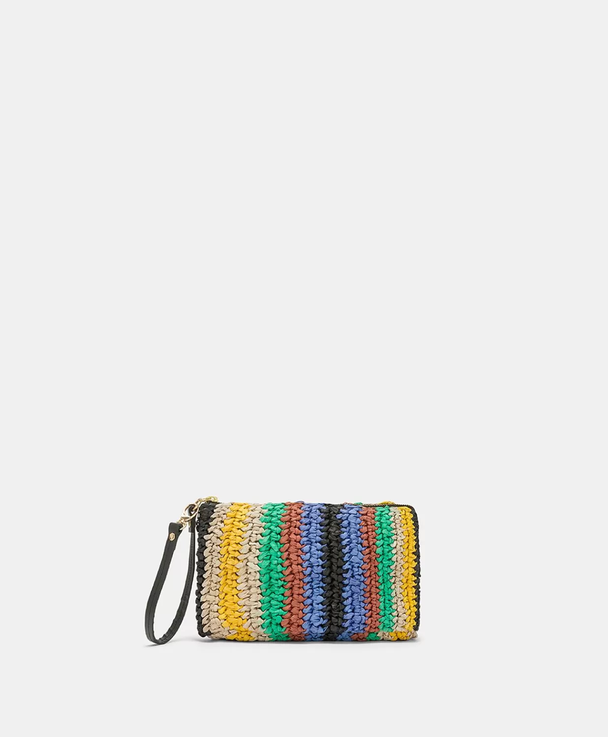 Momoni Sacs Et Pochettes>Pochette En Raphia Raye Yamir - Multicolore