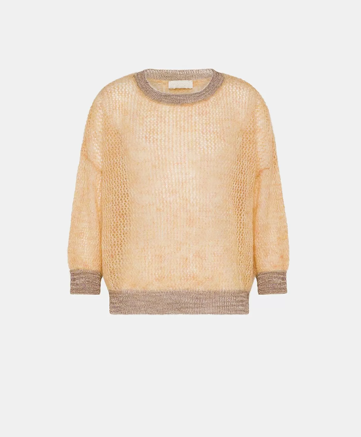 Momoni Tricots>Pull Bella En Mohair Doux - Orange