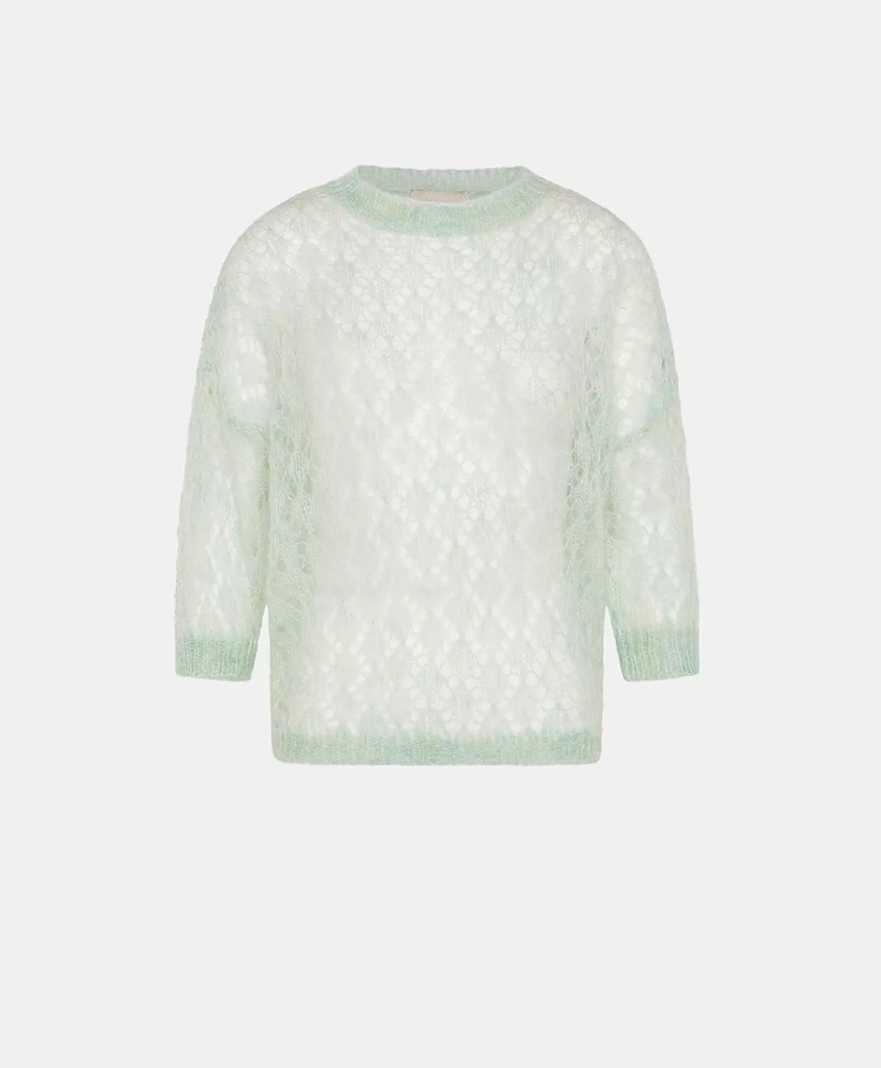 Momoni Tricots>Pull Campanula En Mohair Doux - Turquoise