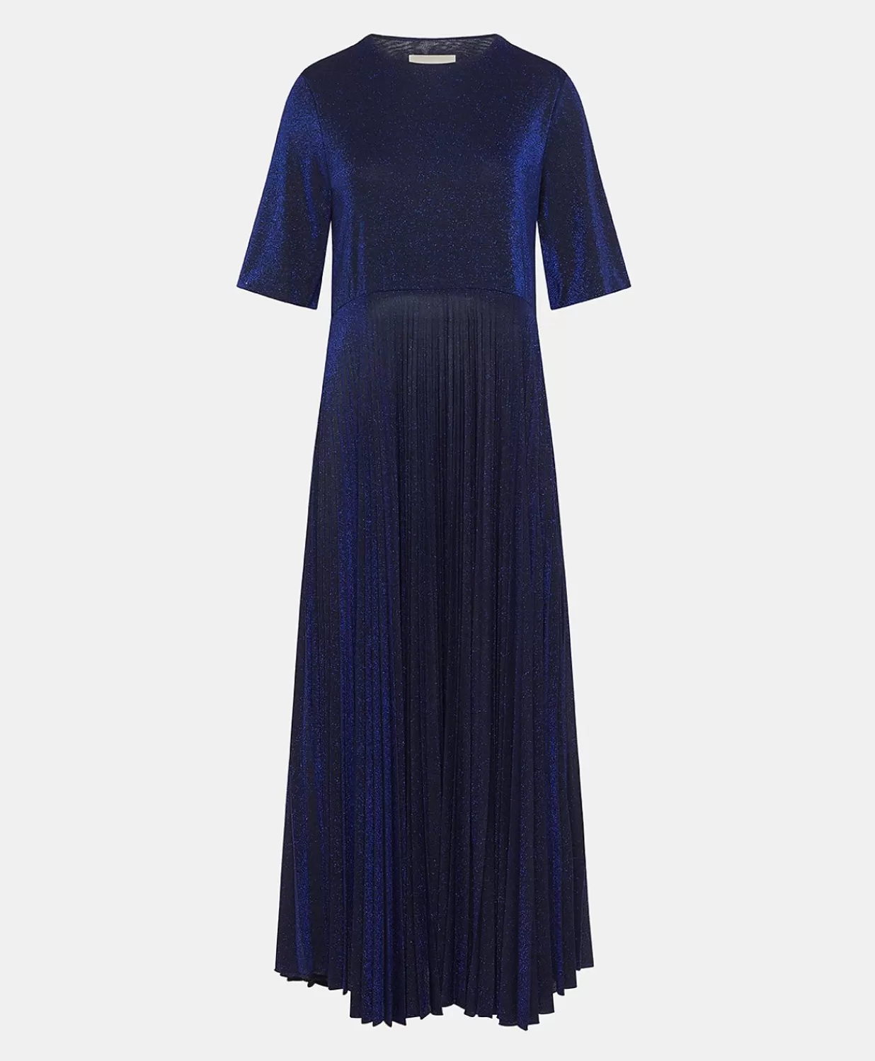 Momoni Vêtements>Robe Amalia En Jersey Lurex - Bluette