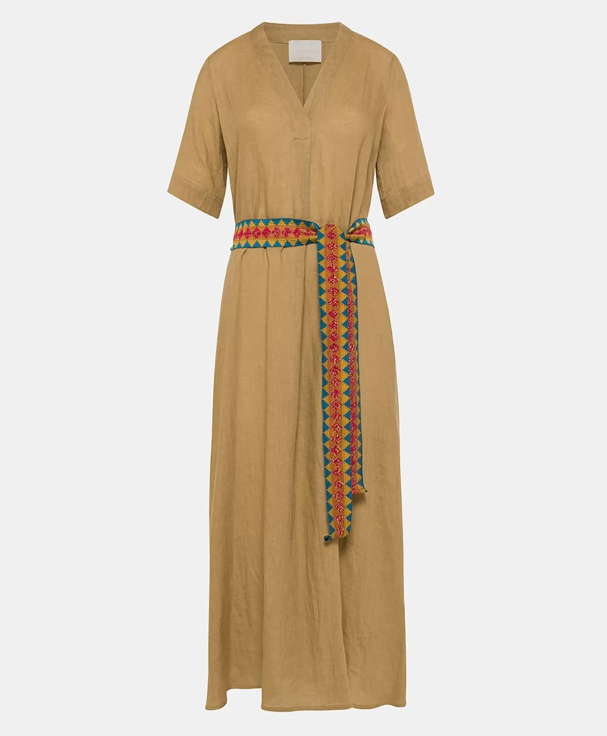 Momoni Vêtements>Robe En Lin Altamura - Sable