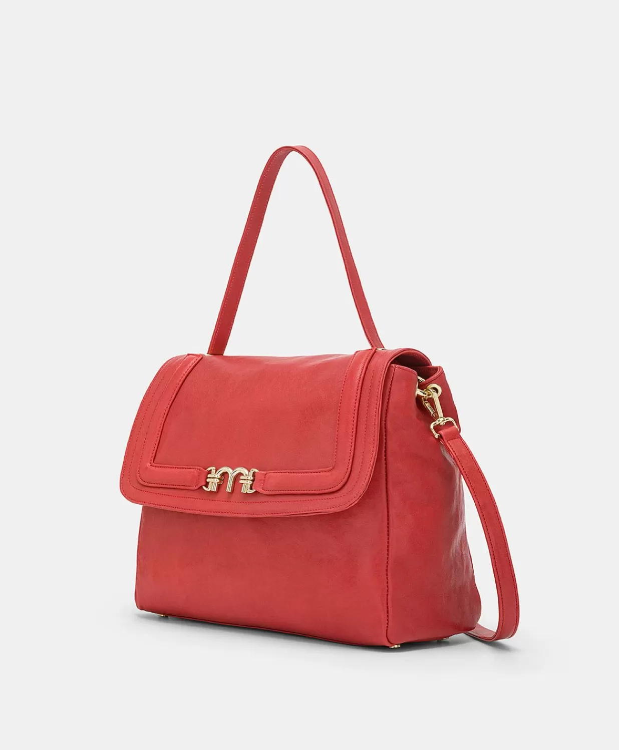 Momoni Sacs Et Pochettes>Sac En Cuir Flore Bag - Rouge