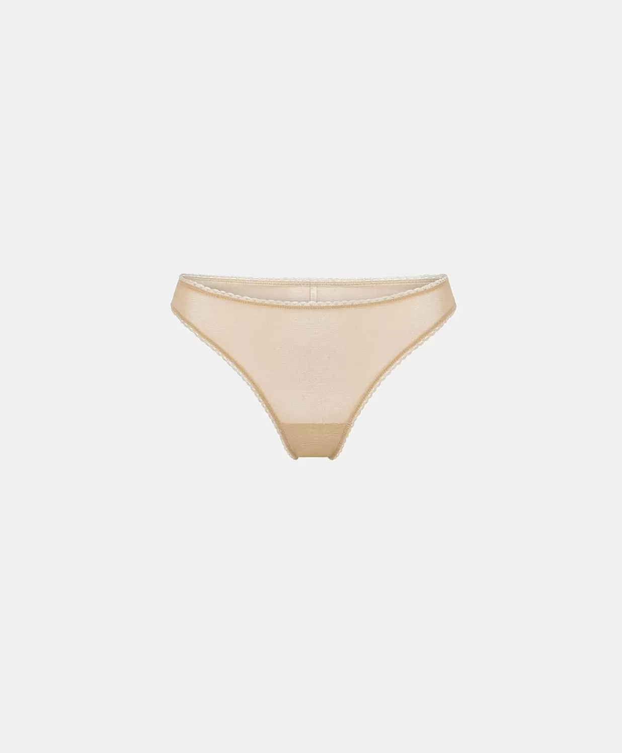 Momoni Slips>Slip Arca Tulle - Nude