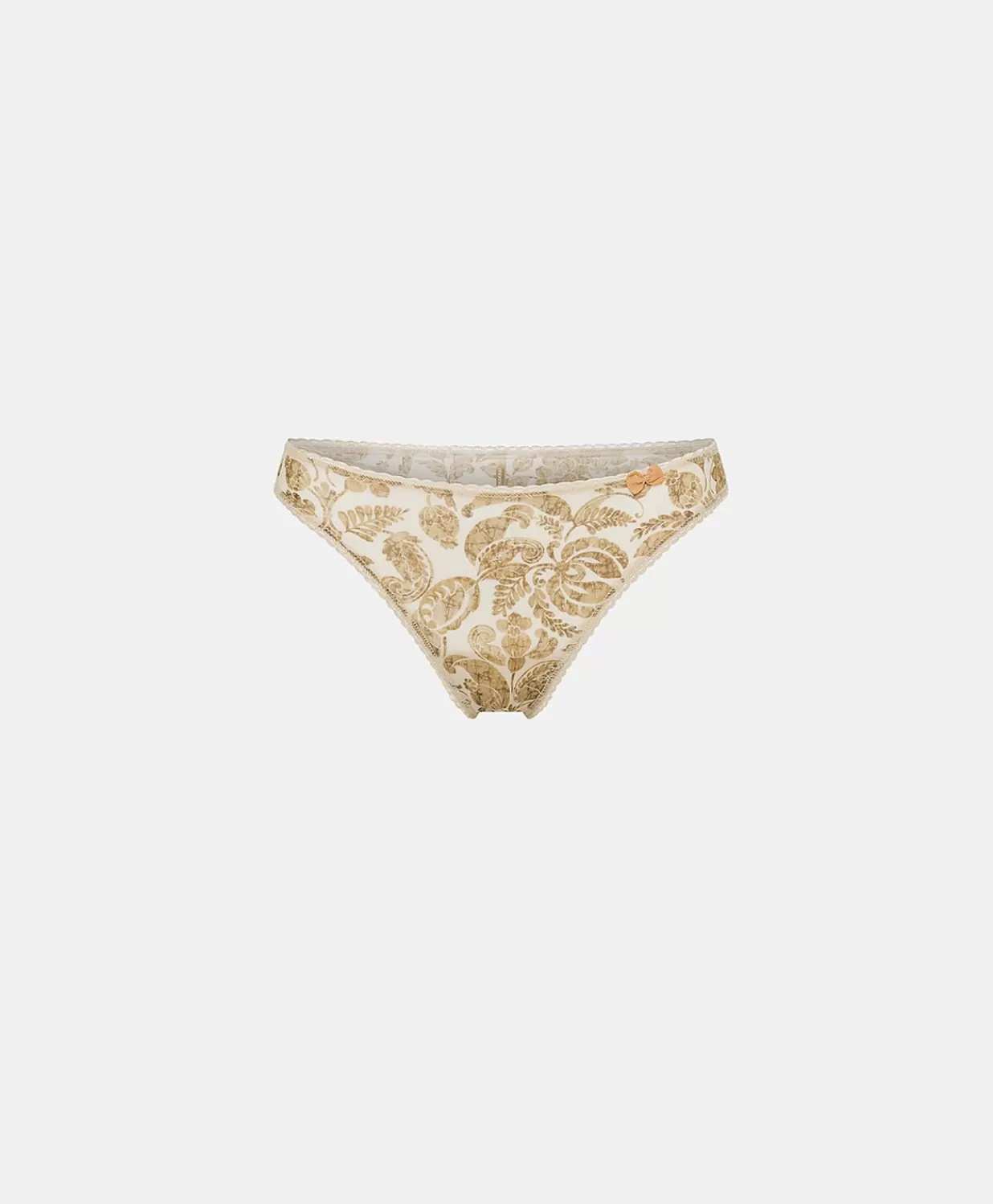 Momoni Slips>Slip En Nylon Imprime Arca - Creme / Multicolore
