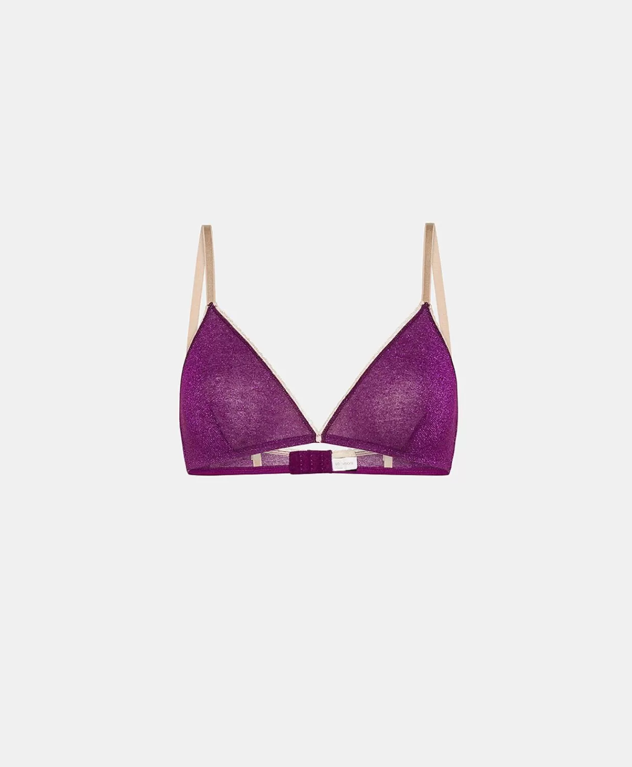 Momoni Bras>Soutien-Gorge Amethiste En Jersey Lurex - Cyclamen