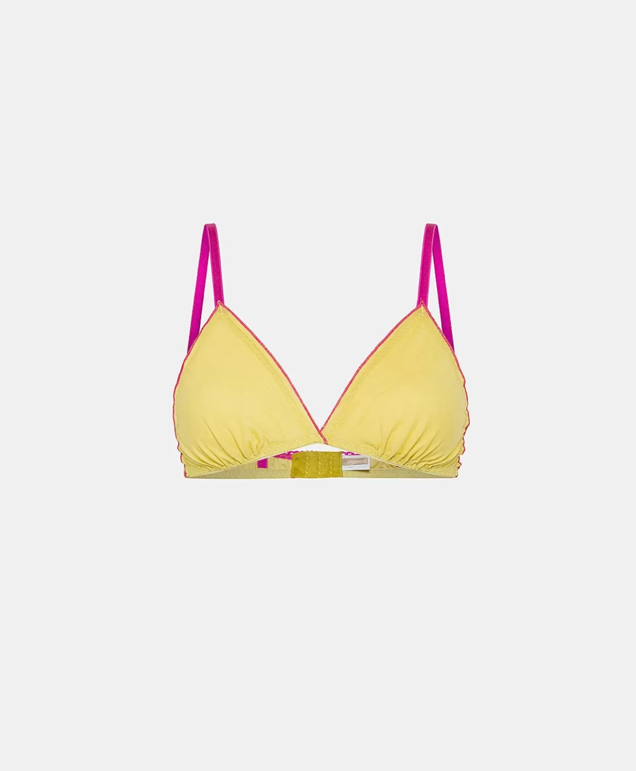 Momoni Bras>Soutien-Gorge Viper Avec Voile De Coton - Acide