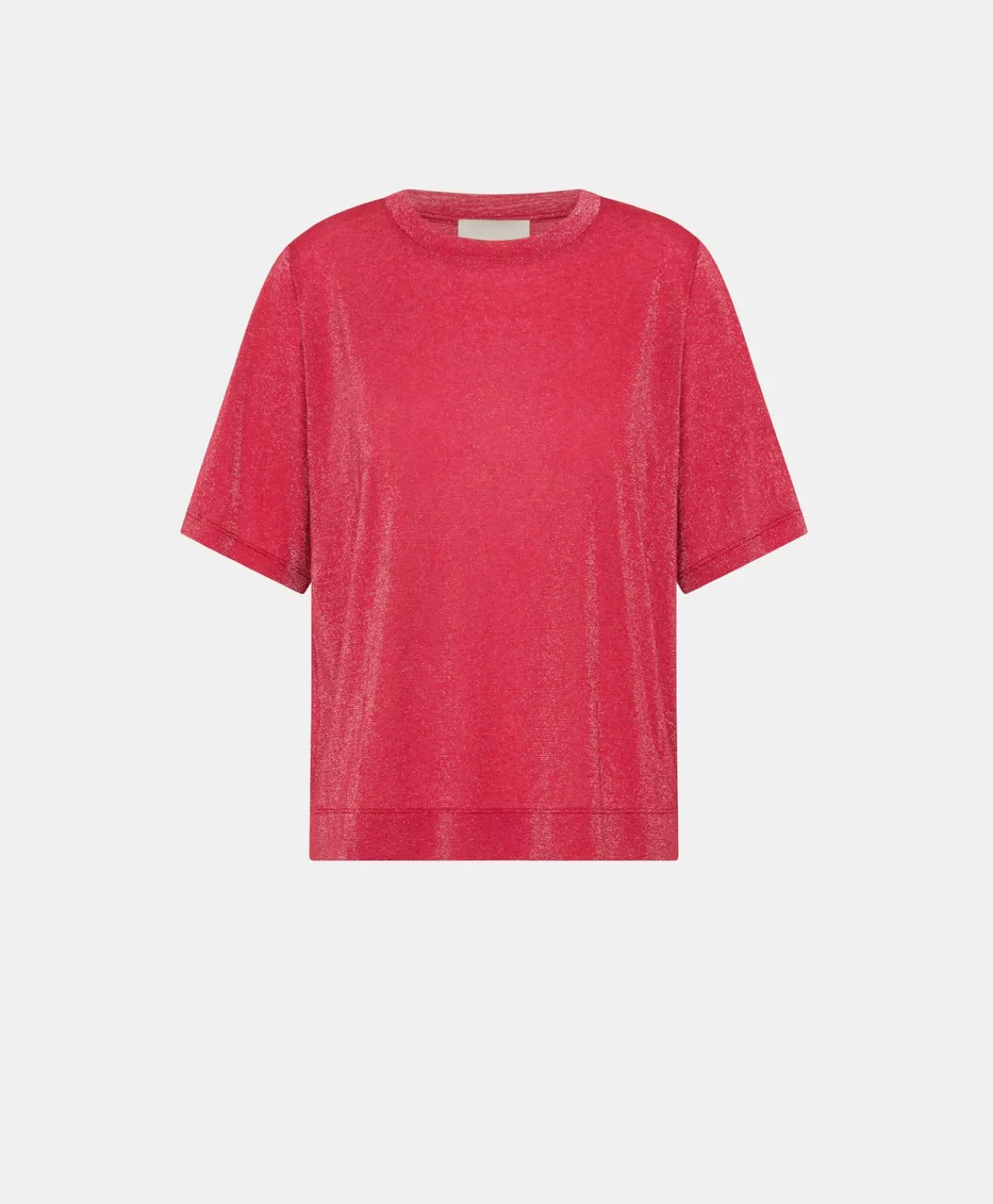 Momoni T-Shirts Et Hauts>Thirty Iora En Jersey Lurex - Magenta