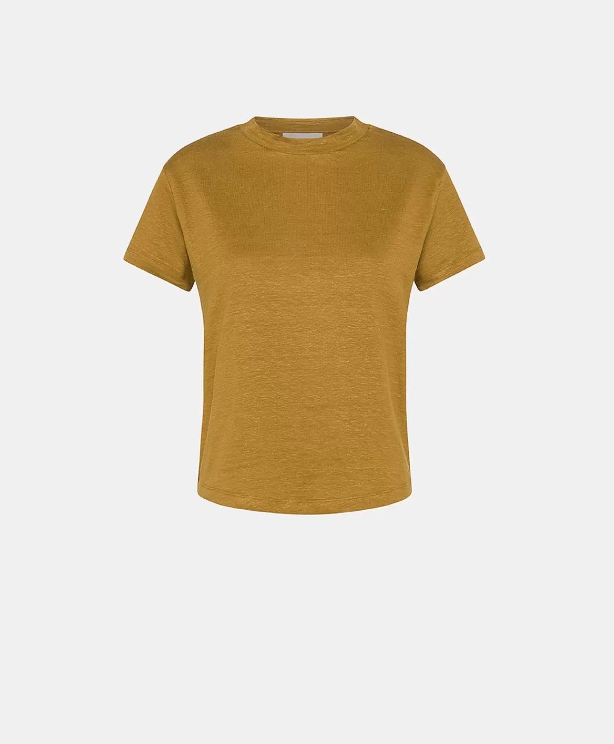 Momoni T-Shirts Et Hauts>Tshirt Jersey Lin Lottie - Caramel