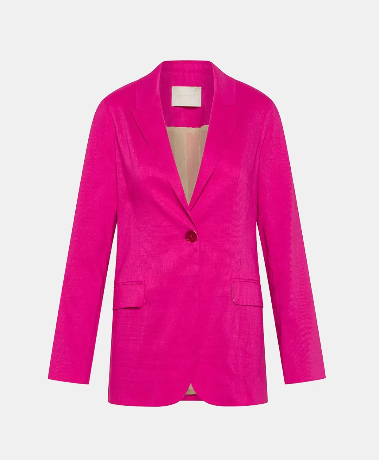 Momoni Vestes>Veste Lunel En Lin Coton - Fuchsia